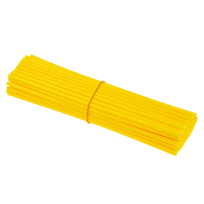 Трубки на спицы R10-21 (компл 36шт) желтые