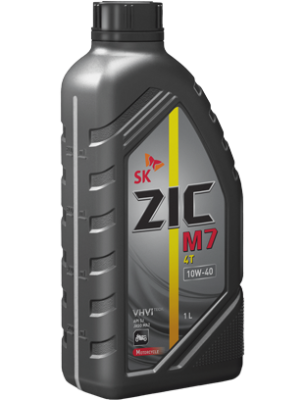 Масло ZIC M7 4T 10W-40 SL, MA2 синт 1л.